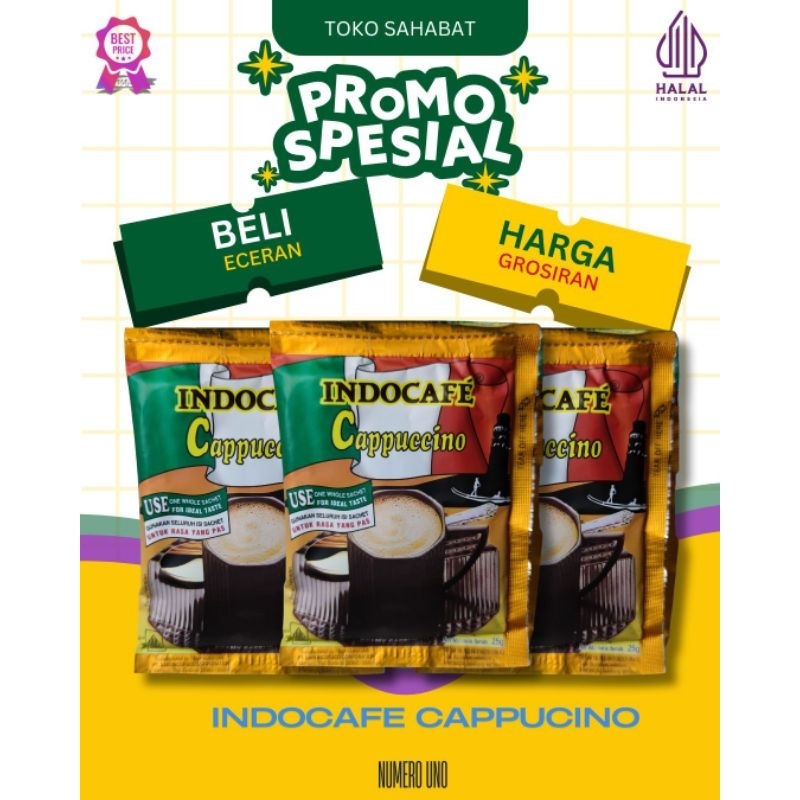 

INDOCAFE Cappuccino Beli Eceran