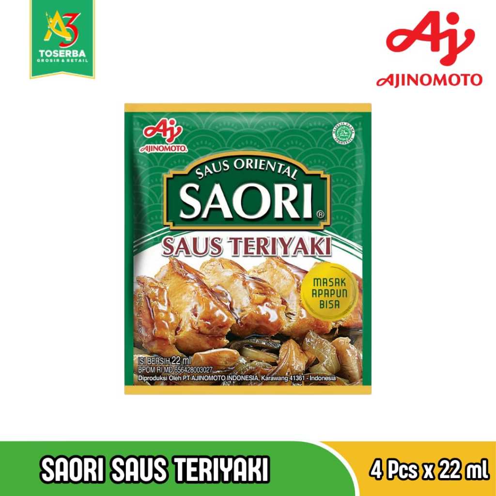 

Saori Saus Oriental Teriyaki 22 ml (4 Pcs)