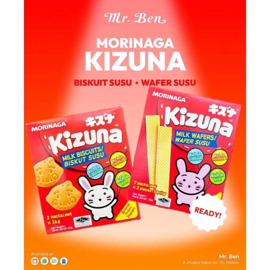 

Morinaga Kizuna Milk Wafer & Biscuit Susu Impor Thailand HALAL