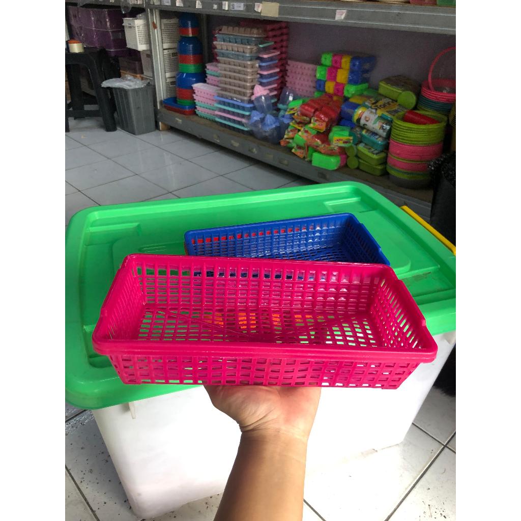 (isi 12bj) Keranjang surat segi panjang kecil serbaguna plastik - Tempat surat dokumen grosir