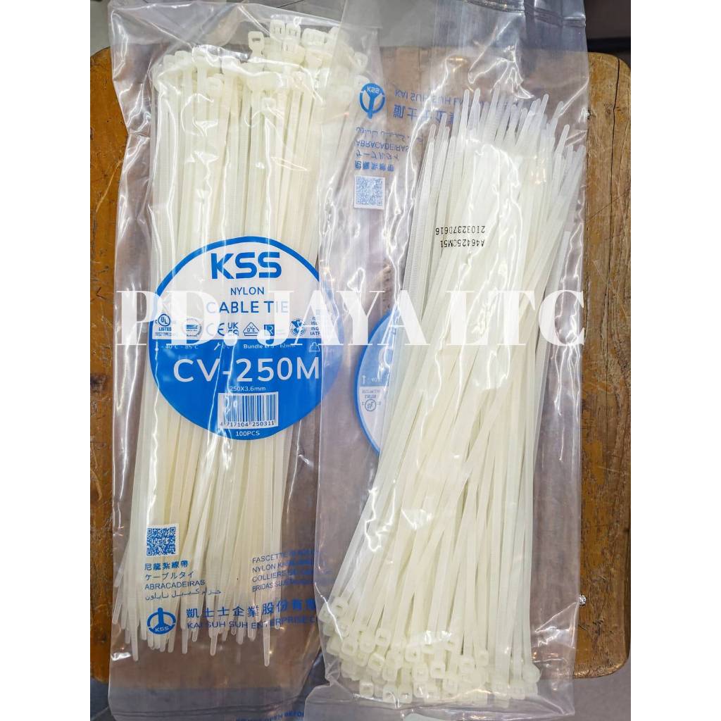 

KSS Kabel Ties 250x3,6MM - Cable Ties 250x3,6MM CV-250M