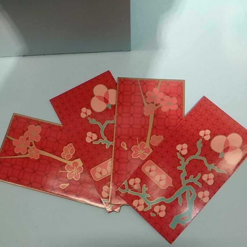 

Amplop Uang Imlek Angpao Set 4 pcs Ukuran 19x7cm EYO IK