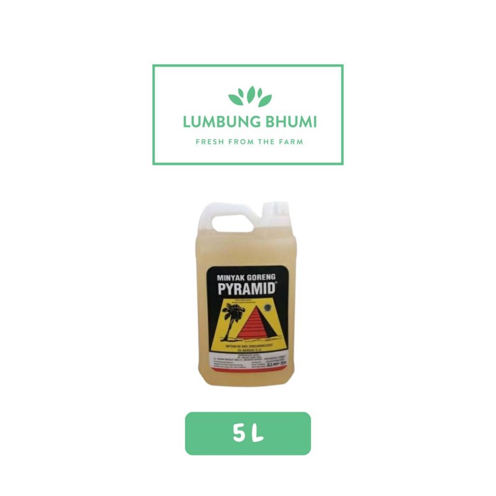 

PYRAMID Minyak Goreng Kelapa 5 L 1 Pcs - Lumbung Bhumi