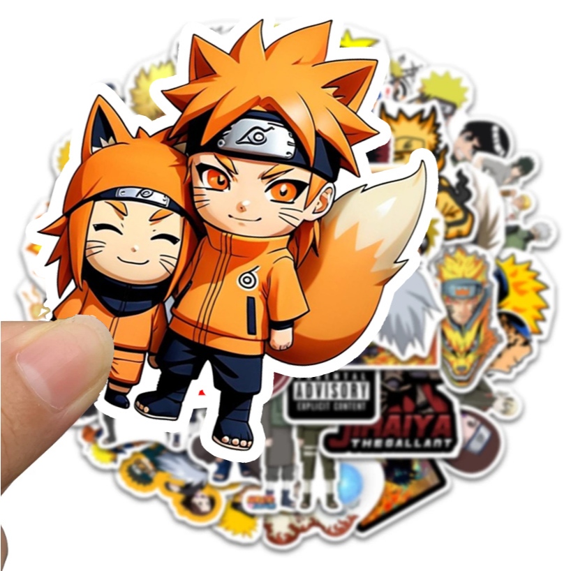 

Stiker Kartun Naruto Best Paper Sticker WaterProof Premium isi 12 pcs