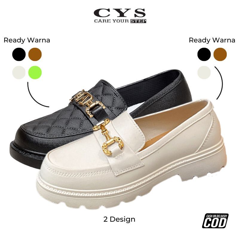 CYS Sepatu Docmart Sneakers Wanita Fashion Korea Pantofel SPT-5944