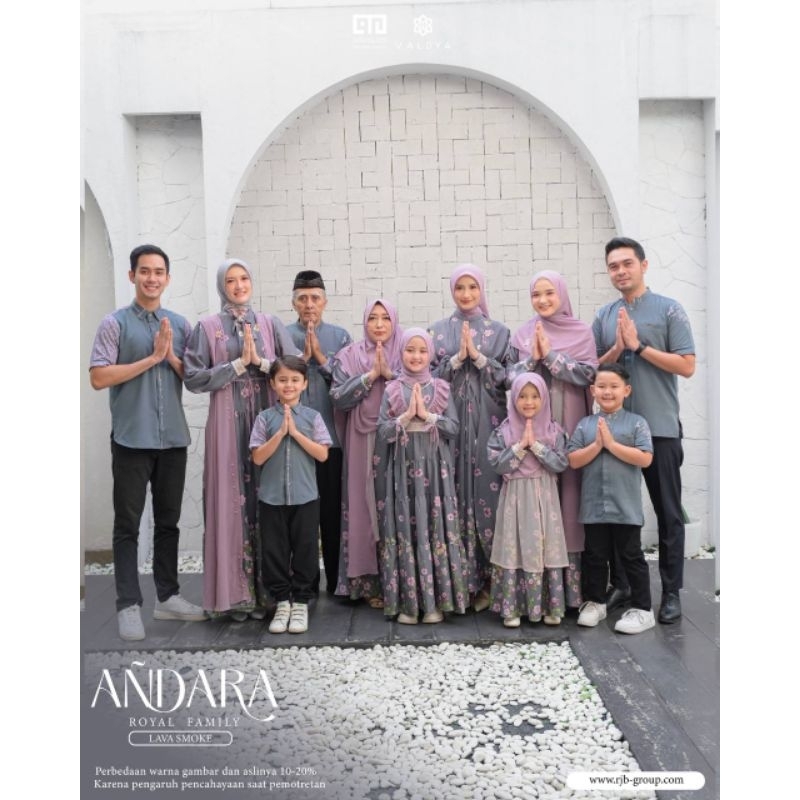 LAVA SMOKE/ANDARA ROYAL FAMILY BY VALDYA/ PRINCESS DRESS/ KOKO COUPLE BEST SELLER/ GAMIS COUPLE/FAMS
