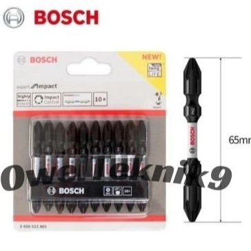 Mata Obeng Impact PH2x65mm BOS ORIGINAL/Mata Obeng Expert Impact Hitam PH2x65mm BOSCH ASLI ORIGINAL