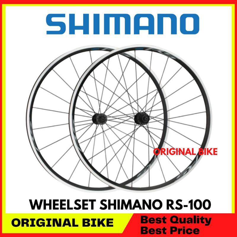 Wheelset Roadbike Shimano RS100 Rim Brake Alloy Clincher