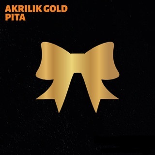 

PITA Akrilik Mirror Gold Bahan Dekorasi Mahar