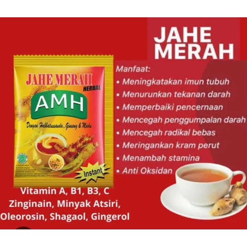 

AMH jahe merah*✓1 paket isi 10 pcs