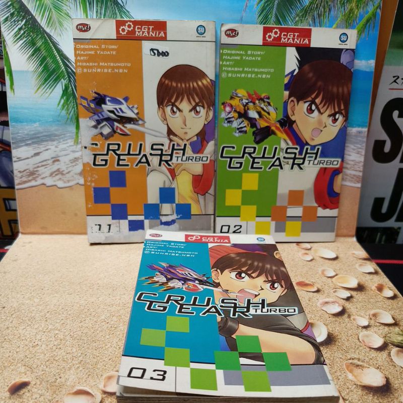 (bisa cod) Komik Crush Gear 1-3 original preloved