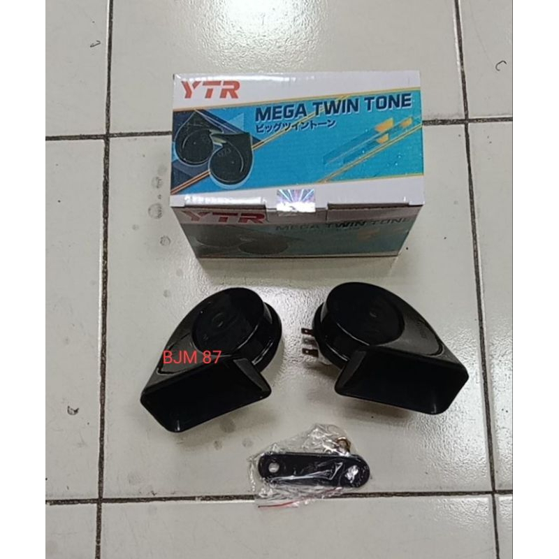 Klakson Keong Horn Keong Mobil Truck Truk Premium 24 Volt Keong Hitam