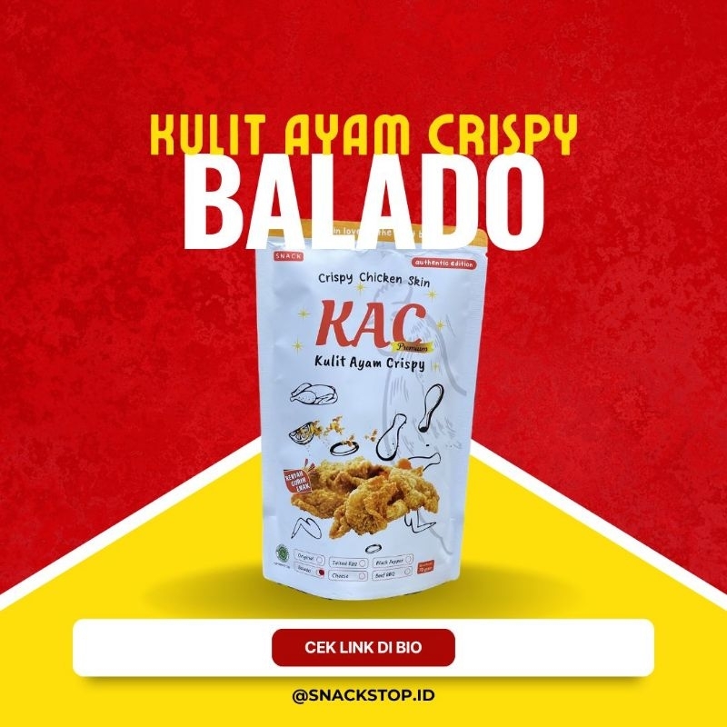 

Kulit Ayam Crispy Premium BALADO