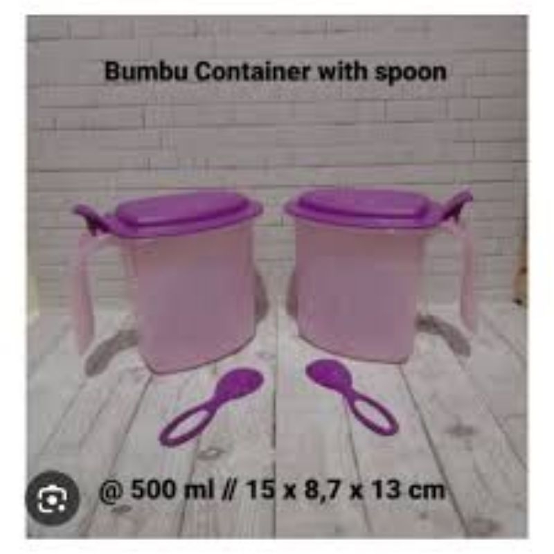 Tupperware Bumbu Container tempat bumbu dapur