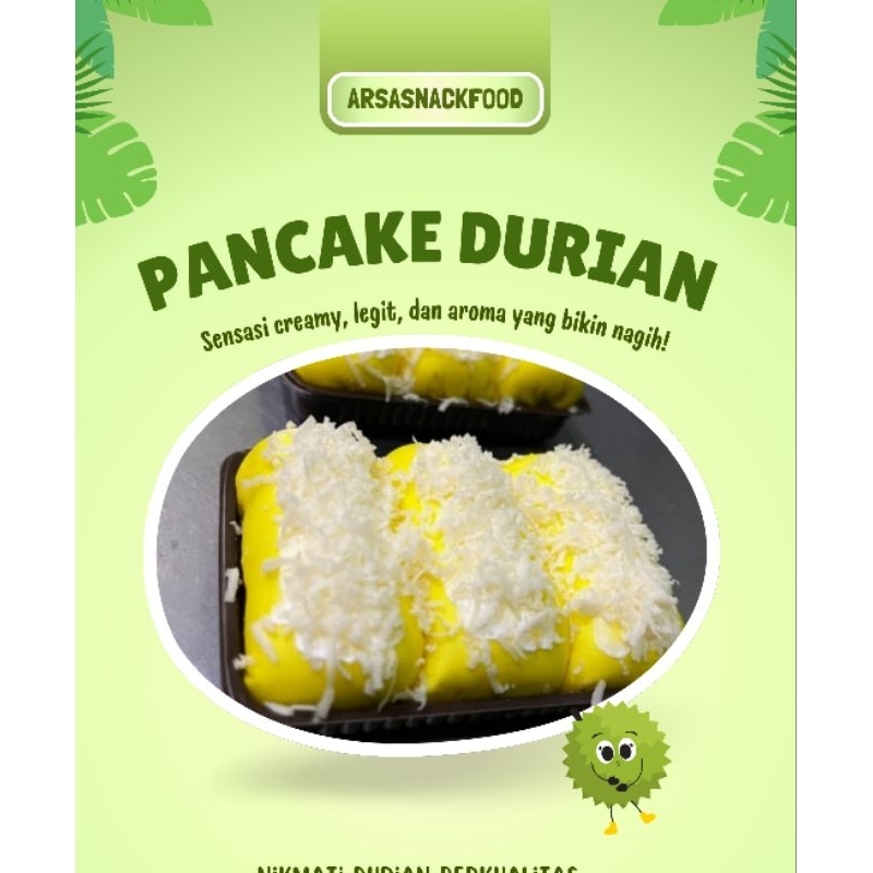 

Pancake Durian Roll Isi 3