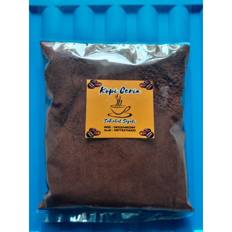 

BUBUK KOPI ROBUSTA ASALAN TEMANGGUNG MURNI 100% TANPA CAMPURAN KEMASAN 500gr