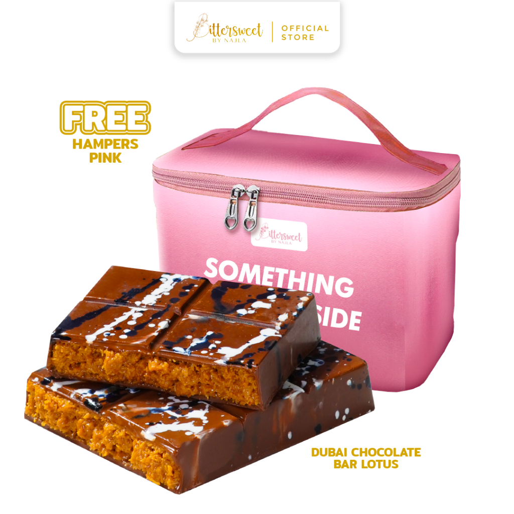 

[ FREE TAS PINK ] DUBAI CHOCOLATE BAR LOTUS