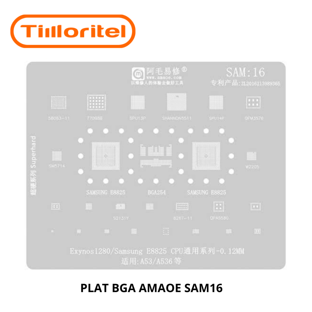 PLAT BGA AMAOE SAM16