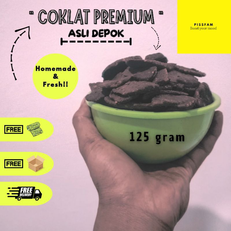 

( 125 gram ) Keripik Pisang Cokelat - PISSFAM OFFICIAL HOMEMADE