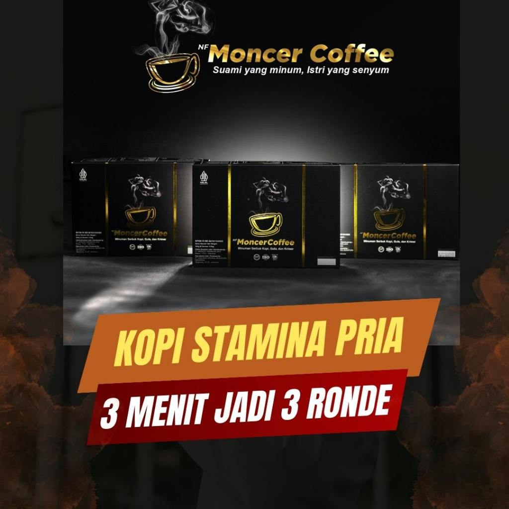 

KopiMoceerr Coffee Original Kopi Stamina Pria Kuat Tahan Lama Penambah Gairah BPOM 1 Box 8 Sachet
