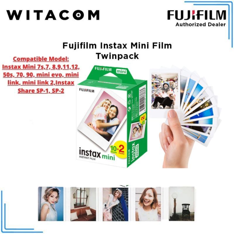 Fujifilm Instax Mini Film TwinPack 2x10 sheets - Plain