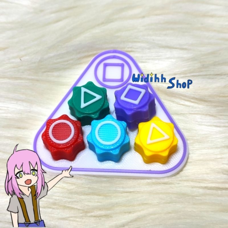 Squid Game / Gonggi / Mini Game / Toys / Plastik / Mainan / Viral / Season 2 / Mainan Tradisional / 