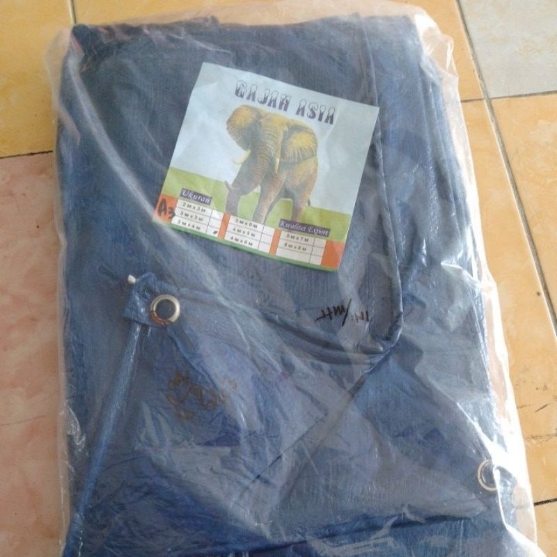 Terpal Gajah Asia ukuran 3x4 m