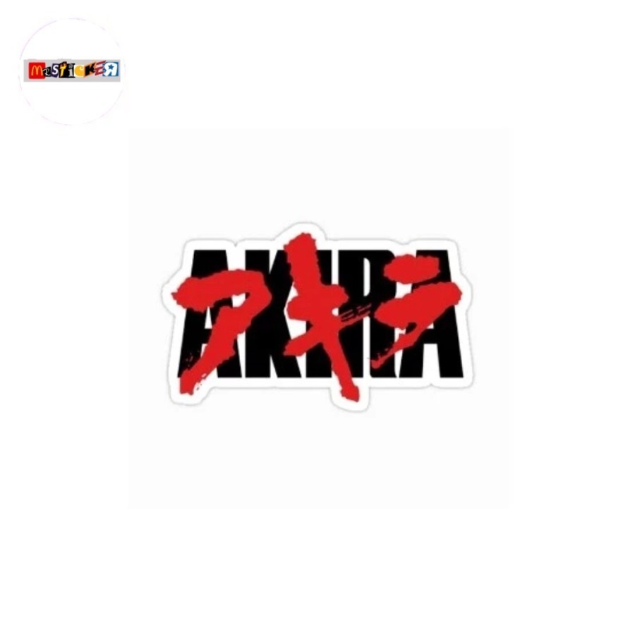

sticker AKIRA logo diecut stiker anime Neo Tokyo
