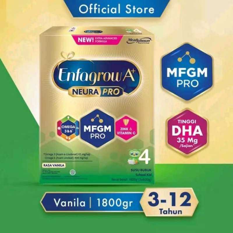 

Enfagrow A+ Tahap 4 Vanilla 1800 gr