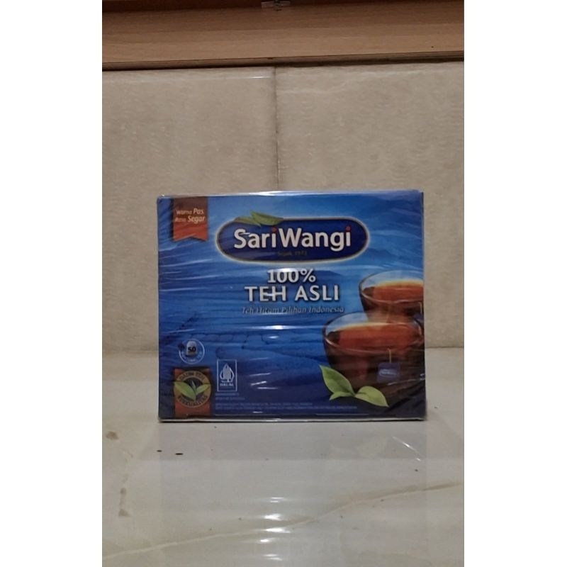 

Sariwangi Teh Celup Hitam Asli 1.85g isi 50 - Teh Hitam, Black Tea