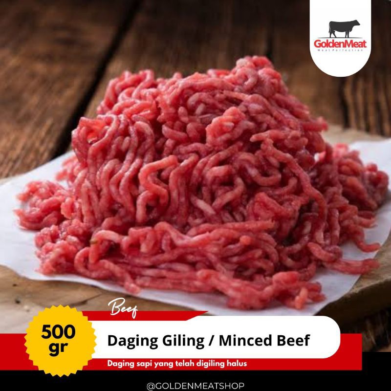 

Daging sapi giling | minched beef | ground beef | 500 gr