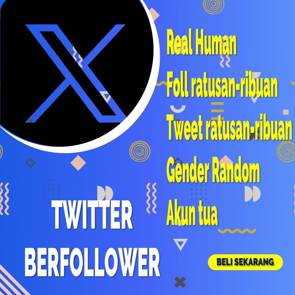 Jual Obral  Murah Akun Tua Twitter Ber-Followers Ratusan dan Ribuan Akun Dijamin