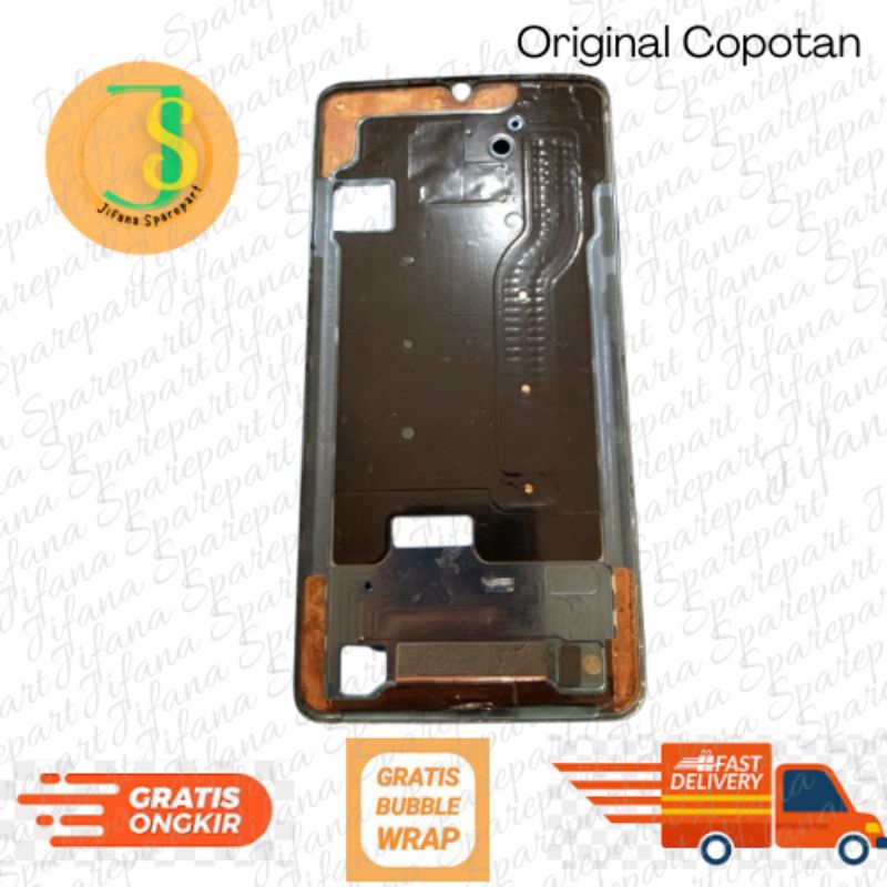 Frame Sensor Getar Flexible Buzzer Huawei Mate 20X Minus Frame / Tatakan Lcd Bengkok Original Copota