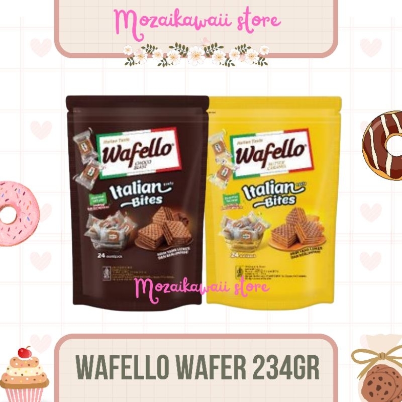 

Wafello wafer Italian Coklat pouch 234gr