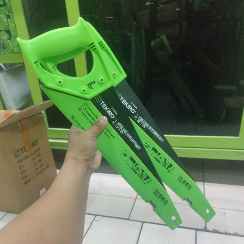 TEKIRO Gergaji tangan gagang plastik