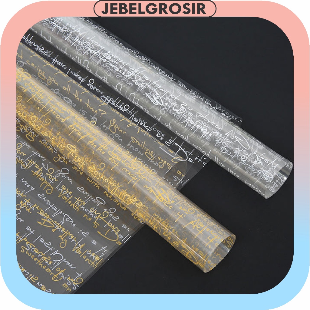 

20 Lembar Kertas Buket Bunga Bening OPP Cellophane Flower Wrapping Transparan Waterproof KB6190