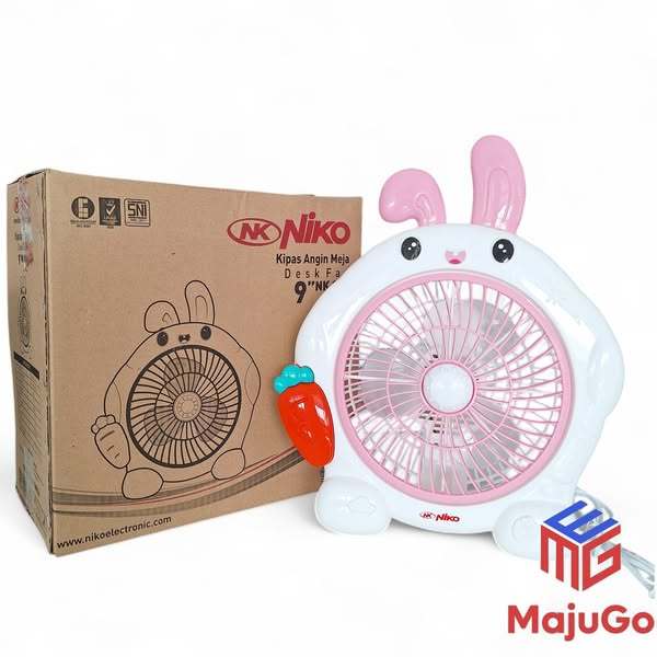 KIPAS ANGIN MEJA NIKO MODEL KELINCI