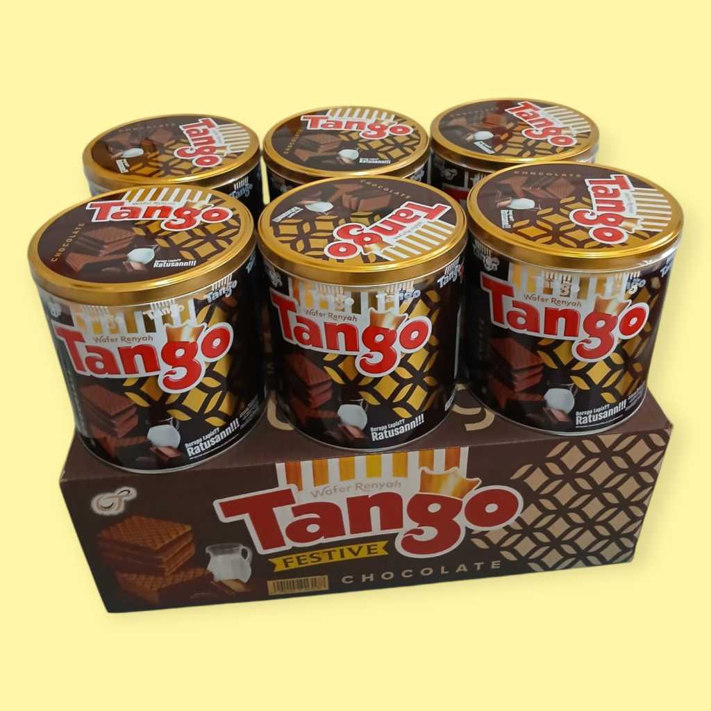 

Tango Wafer Coklat 1 Dus isi 6 Kaleng @240gr