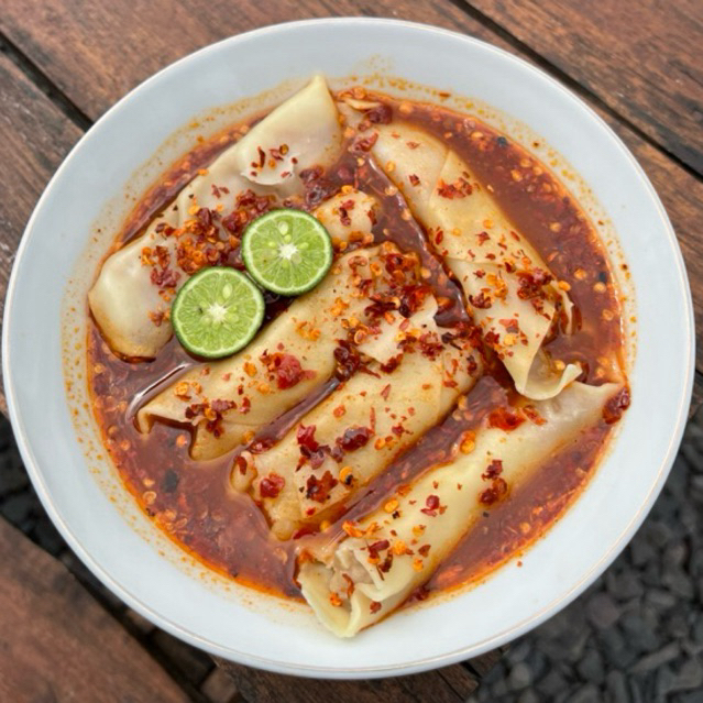 

pangsit tulang rangu baso aci acay