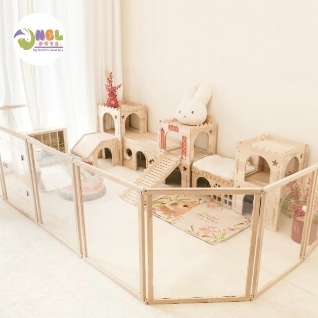 UMI LUXURY FENCES ACRYLIC/PAGAR ACRYLIC KAYU l/PAGAR KELINCI/KANDANG KELINCI/PAGAR ANJING/dog fences