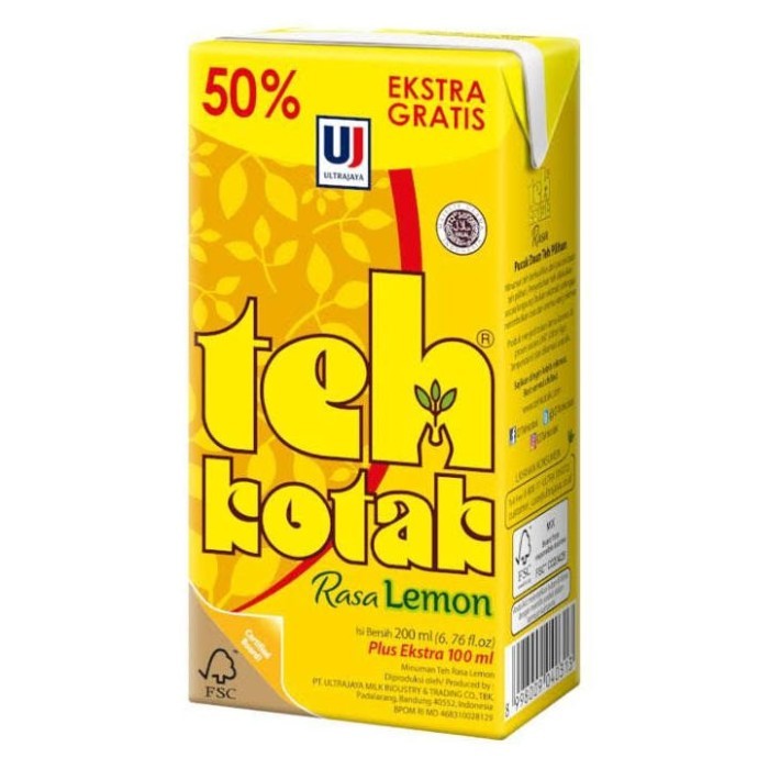 

Teh Kotak Rasa Lemon 300ml