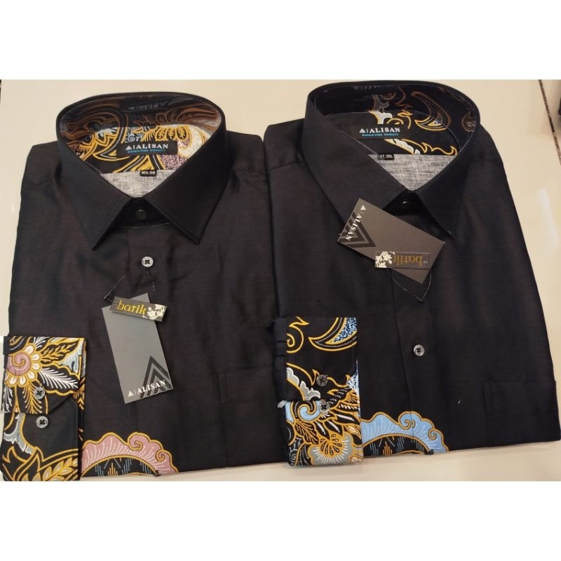 Alisan Batik Jumbo 16,5 - 17,5 Lengan Panjang Reguler