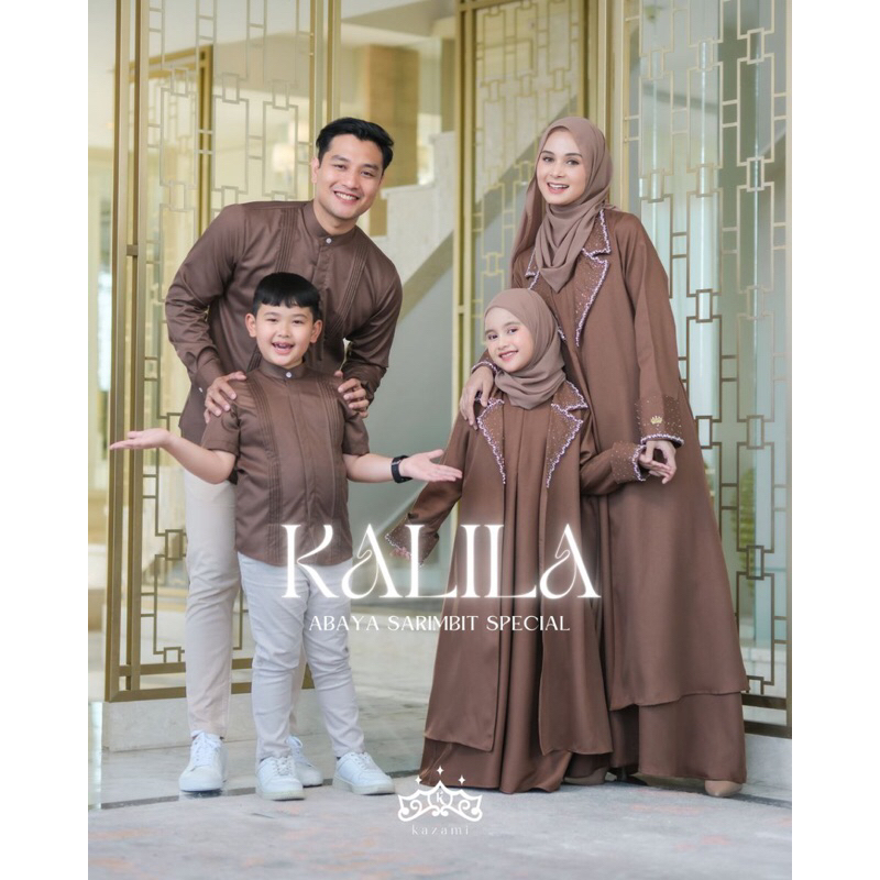 FREE HIJAB/TAS - ORI KAZAMI - READY STOK SARIMBIT ABAYA KALILA KAZAMI STORE OFFICIAL - GAMIS ABAYA C