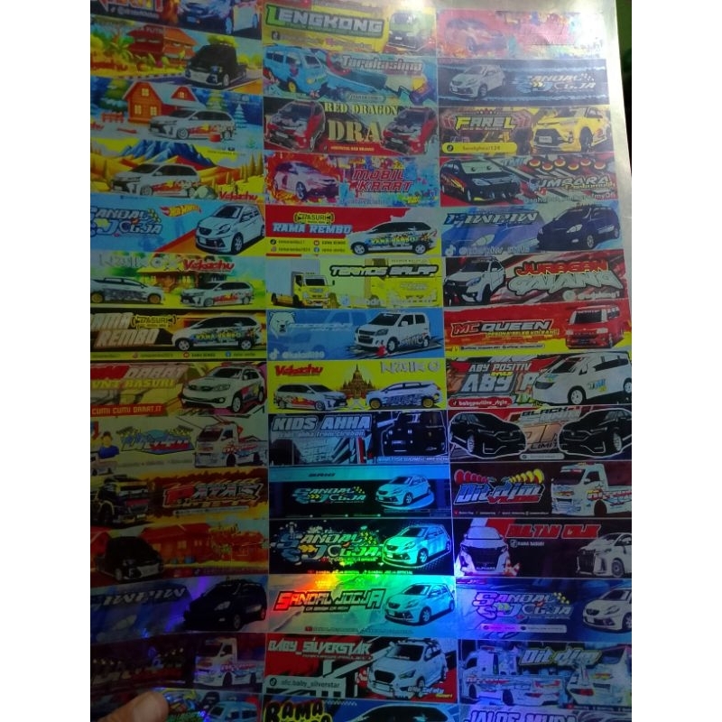 

Stiker new tci pemburu Basuri isi 40 pcs