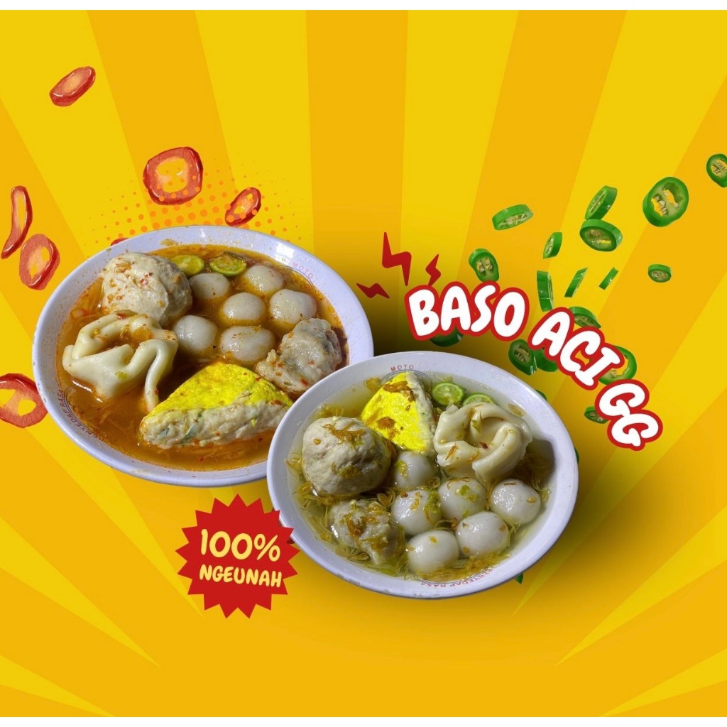 

BASO ACI SAMBEL HIJAU & SAMBEL MERAH - BASO ACI GG GARUT GAUL - BEST SELLER!!