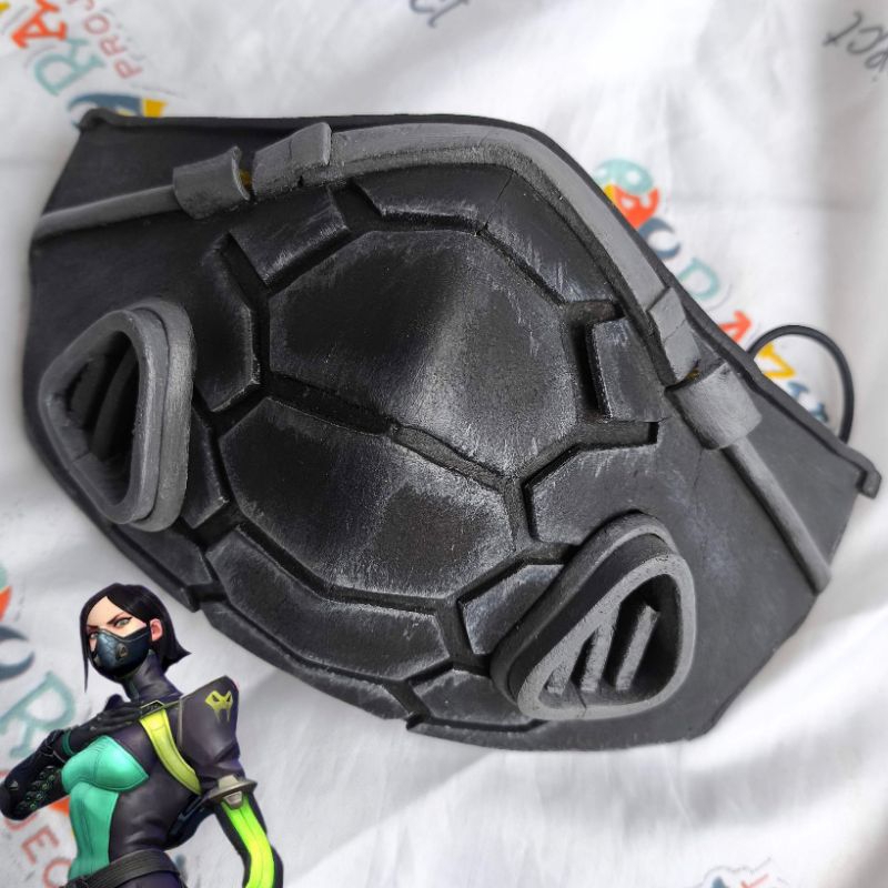 Valorant Viper Mask Topeng Cosplay Game Anime Jepang