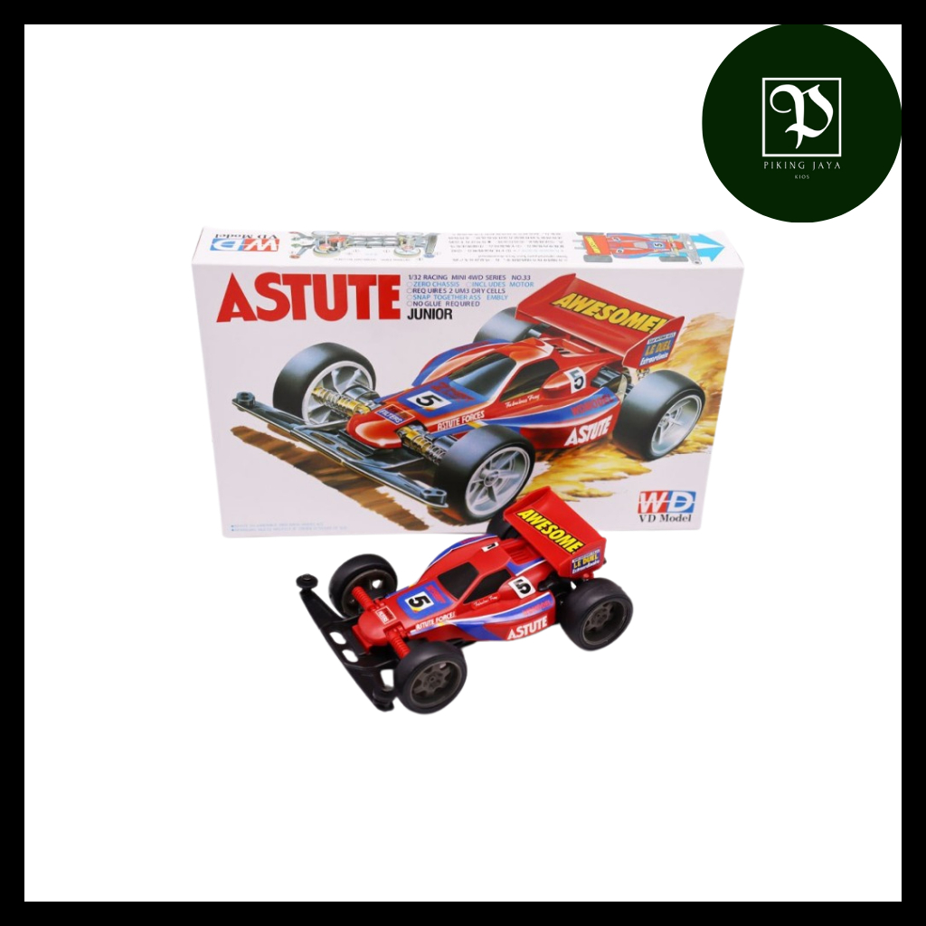 Tamiya Mini 4WD DD Ruize Astute Junior Zero Chassis - Rep. Tamiya Merk DD Ruize