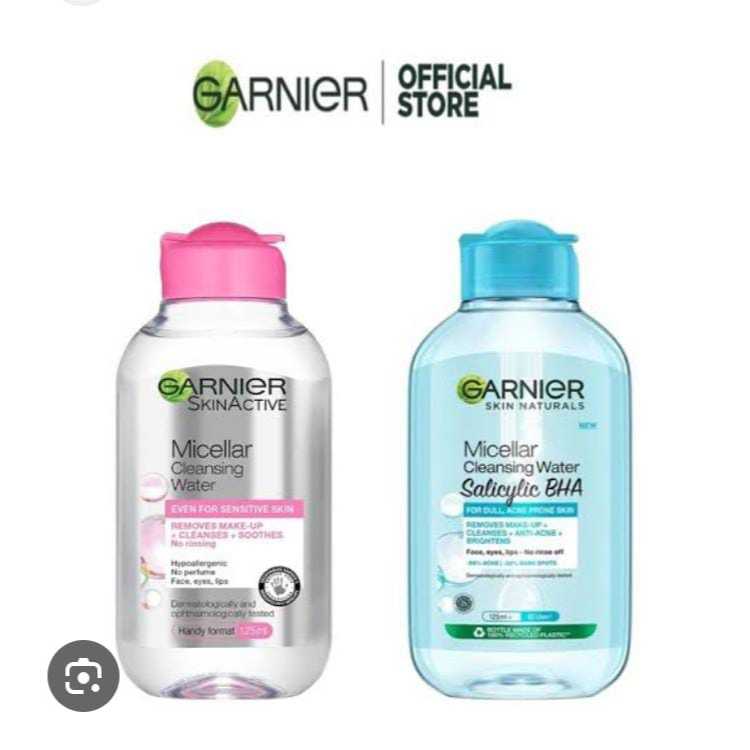 Garnier Micellar Water / Garinier Micellar Cleansing Water Pink-Blue / Garnier Micellar Water 125 ml