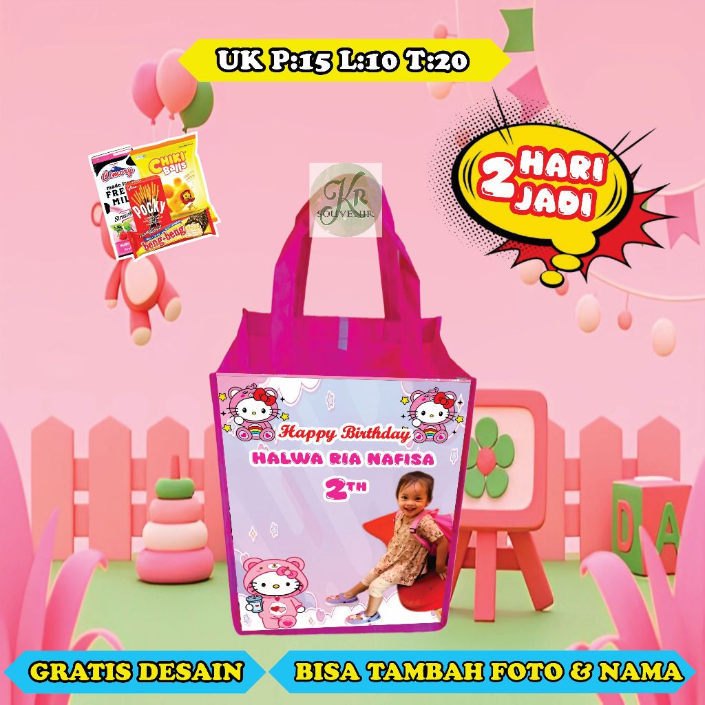 

Tas Ulang Tahun Potrait Mini/Tas Ulang Tahun Costum/Tas Ulang Tahun Murah/Tas Ulang Tahun/Goodie Bag Potrait Costum