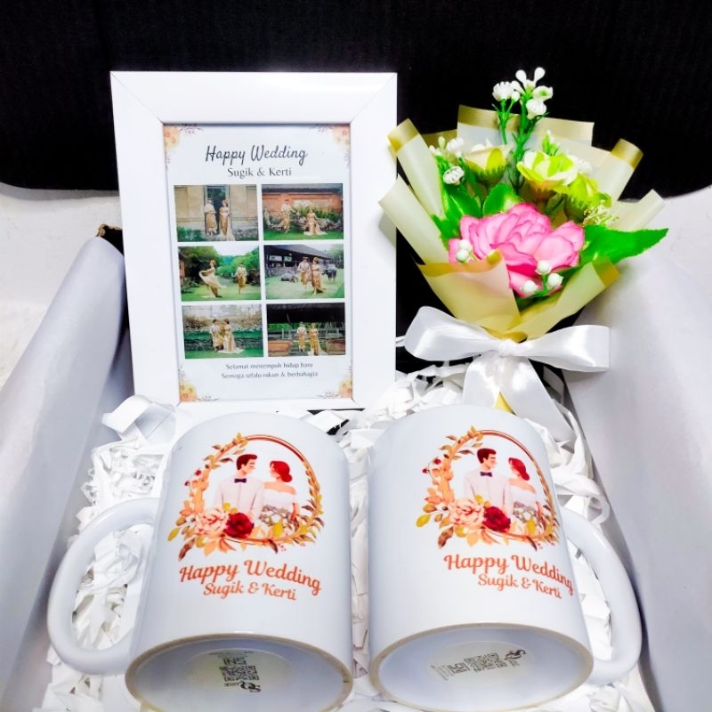 Hampers Mug Couple Foto | kado unik | hadiah valentine | mug custom